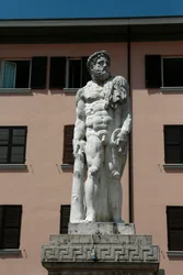 Statua di Ercole di Jacopo Sansovino, Brescello, Provincia di Emilia Romagna, Italia