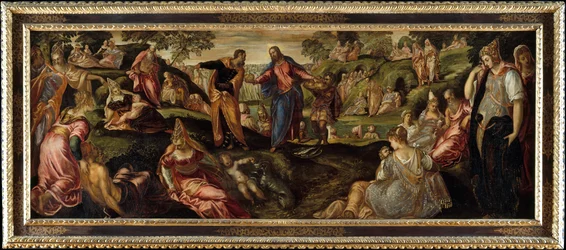 Il miracolo dei pani e dei pesci, ca. 1545-50