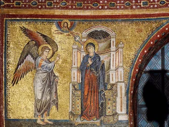Annunciazione, particolare dell