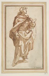 Giovane uomo in piedi