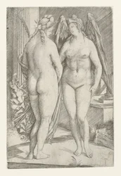 Allegoria con Vittoria e Fama