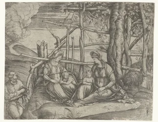 Sacra Famiglia con Elisabetta e Giovanni Battista