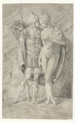 Marte in armatura e Venere nuda con Cupido