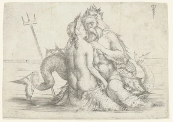 Tritone e Nereide in abbraccio