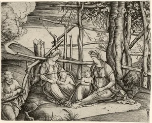 La Sacra Famiglia con Sant