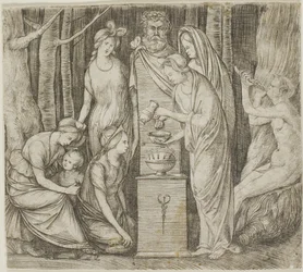 Sacrificio a Priapo, il piatto più piccolo