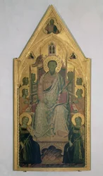 San Bartolomeo in trono con Angeli