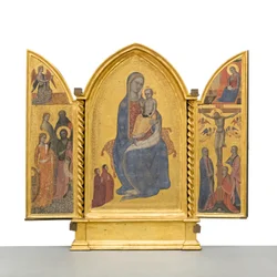 Madonna col Bambino; Annunciazione; Crocifissione e Santi