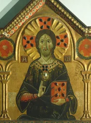 Redentore (dettaglio) dal Redentore con Madonna e tre Santi