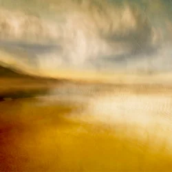 Paesaggio marino al tramonto (astratto)