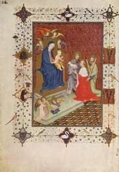 Frontespizio con Giovanni, Duca di Berry, Sant