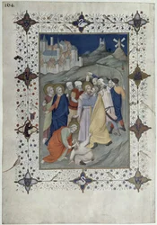 MS 11060-11061 Ore della Croce: Mattutino e Lodi, Il tradimento di Giuda, dal 