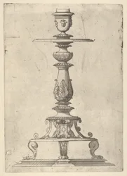 Progetto per un candelabro
