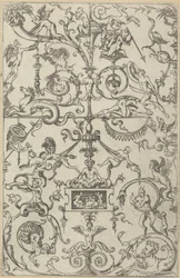 Pannello grottesco, 1550