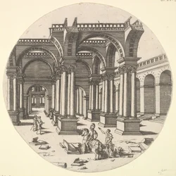 Vista prospettica, Tempio di Iside