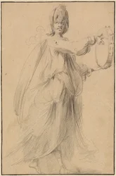 Ballerina con tamburello