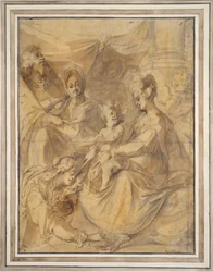 Sacra Famiglia con Sant