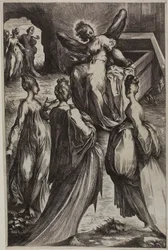 Le tre Marie alla tomba con l