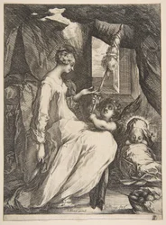 Vergine con Bambino e un angelo, 1612-16