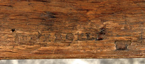 (dettaglio) di una commode tardo Luigi XV, terzo quarto del XVIII secolo