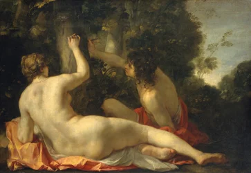 Angelica e Medoro, probabilmente primi anni 1630