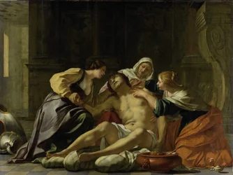San Sebastiano curato da Irene e dai suoi aiutanti