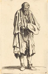 Mendicante con Rosario