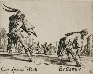 Capitan Spessa Monti - Begattino, tavola 10 da Balli di Sfessania