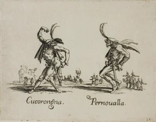Cucorongna - Pernovalla, plate 2 from Balli di Sfessania