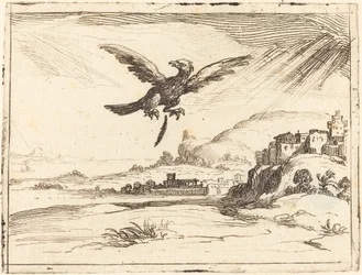 Aquila che perde una vecchia piuma, 1628