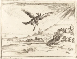 Aquila che perde una vecchia piuma, 1628