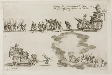 Ingresso del Monseigneur il Principe di Phalsbourg, Difensore nel Combattimento, dal Combattimento alla Barriera