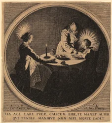 Sacra Famiglia a tavola