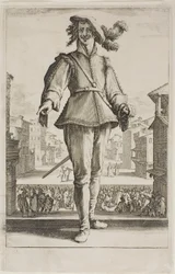 Caccia agli uccelli, da Varie scene disegnate a Firenze