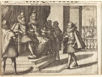 Re e regina in consultazione sui turchi (recto)