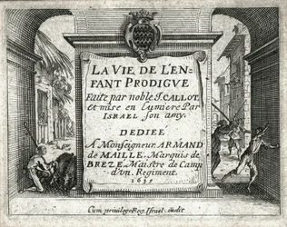 La vita del figliol prodigo ... (incisione)