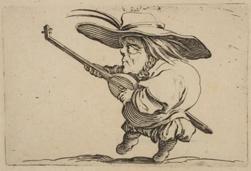 Il Suonatore di Liuto, da Varie Figure Gobbi
