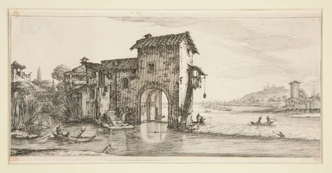 Il mulino ad acqua, da Paesaggi per Giovanni de Medici