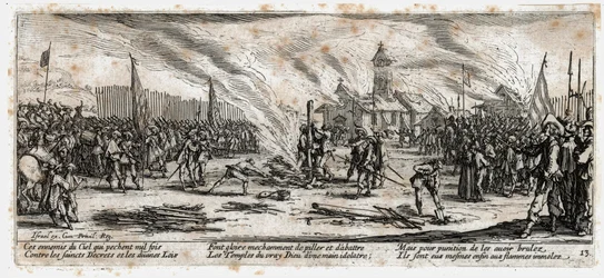Le miserie e le disgrazie della guerra ... (incisione)