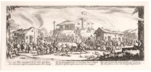 Le miserie e le sventure della guerra (tavola 7)