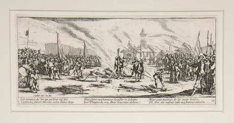 Le grandi miserie della guerra: No. 13 - Il rogo