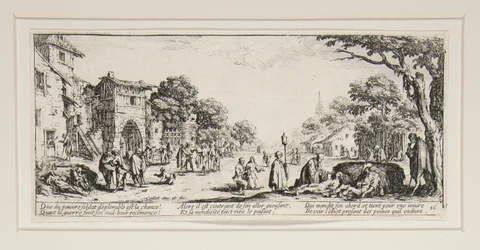 Le grandi miserie della guerra: No. 16 - I morenti sul bordo delle strade