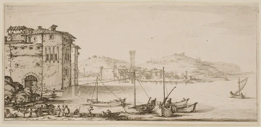 Caricamento delle merci, dalla serie «I paesaggi di Firenze»