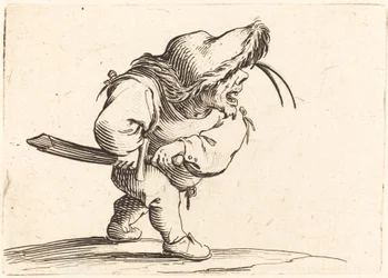Uomo che si prepara a sguainare la spada, c. 1622
