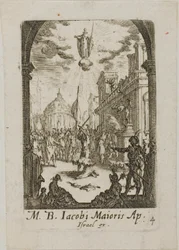 Martirio di San Giacomo Maggiore, quarta tavola da I martiri degli Apostoli