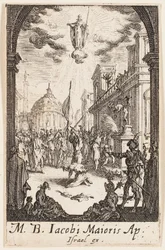 Martirio di San Giovanni Maggiore, quarta tavola da I martiri degli Apostoli