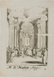 Martirio di san Mattia, tavola undici da I martiri degli apostoli