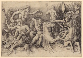 Il martirio di San Barnaba, foglio 15 della serie "I martiri degli apostoli"