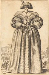 Nobile donna mascherata