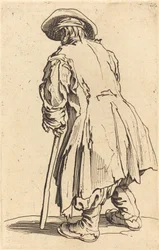 Vecchio mendicante con una stampella, c.1622